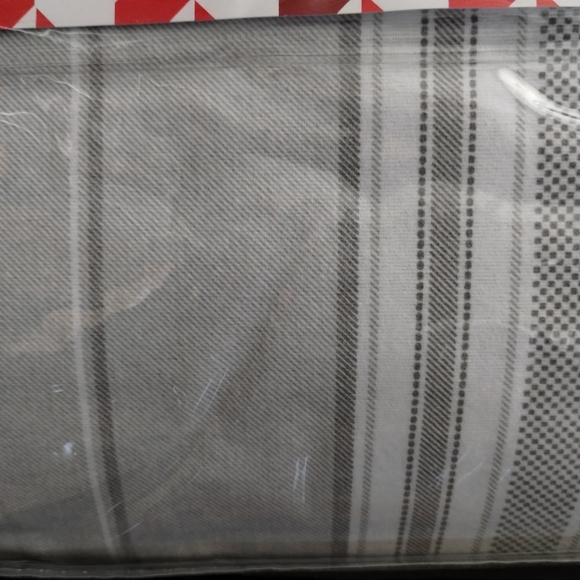 MARTHA STEWART COLLECTION Stripe 100% Cotton comforter Set Twin - Picture 5 of 5